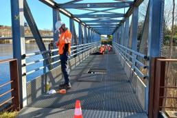 passerelle dubigeon nantes chantier